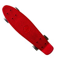 Master Penny Board Plastic 22" with lighted wheels, red - Penny Board