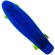 Master Penny Board Plastic 22" with lighted wheels, blue - Penny Board