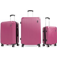 Aga Travel Súprava cestovných kufrov MR4652 Ružová - Sada kufrov
