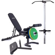 VIFITO U70 with kickstand, biceps support and pulley - Fitness Bench