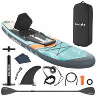TecTake Zenon Paddleboard with accessories, 2 in 1 inflatable, multi-coloured - Paddleboard