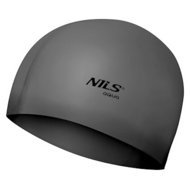 NILS Aqua Silicone Cap NQC SL02 dark grey - Bathing Cap