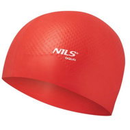 NILS Aqua Silicone Cap NQC Dots red - Bathing Cap