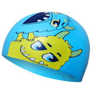 NILS Aqua Silicone Cap for Kids NQC Monster - Bathing Cap