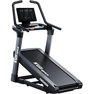 KUBIsport Treadmill with extra large incline, Bluetooth and downhill simulation GB8400K - Treadmill