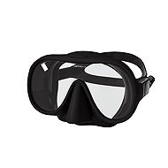 Dive Team Mask FRAMELESS antifog, black - Diving Mask