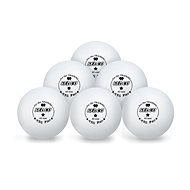 Table tennis balls SEDCO for TRAINING 1* CELL FREE 6pcs white - Table Tennis Balls