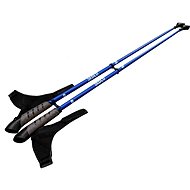 Trekking poles NORDIC WALKING solid one-piece blue,105 cm - Nordic Walking Poles
