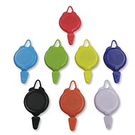 Reel for season ticket FUN, ski pass holder, roller orange - Skiing Accessory