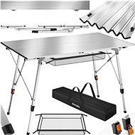 Tectake Aluminium camping table Bastian, silver - Camping Table