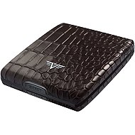 Tru Virtu Money & Cards Beluga - leather Croco Brown - Wallet
