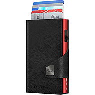 Tru Virtu Click & Slide vegan Bio Wine Black / Red - Wallet