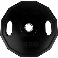 Tunturi Olympic rubberized disc, 25 kg, square - Gym Weight