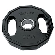Tunturi Olympic disc, rubberized, 5 kg, square - Gym Weight