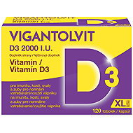 VIGANTOLVIT D3 2000 I.U. 120 tobolek - Vitamin D3