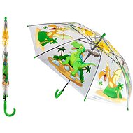 Teddies Transparent umbrella with colourful dinosaur motif - Children's Umbrella