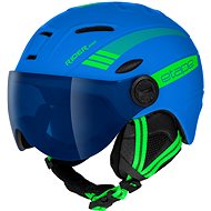 Etape Rider Pro Light Blue/Green Mat - Ski Helmet
