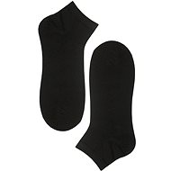 Bamboo ankle socks 43-47, black, 30 pcs - Socks