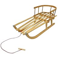 VESPAGARDEN Children's wooden sled with backrest - Sledge