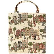 4sleep Nákupní taška gobelín 35 × 42 cm, Náměstí, krémová - Shopping Bag