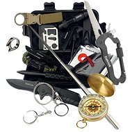 Daklos Tactical SOS box for outdoor survival, set 39 in 1 - Mini Survival Kit