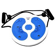 Verk 14177_N Rotating disc Twister + ropes blue - Balance Disc