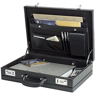 ALASSIO Attache Ponte, black, numerical locks - Small Briefcase