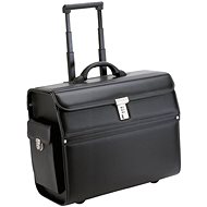 Alassio Mondo pilot suitcase on wheels black - Suitcase