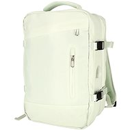KIK KX4109 Travel laptop backpack, expandable, 26-36 l, USB, green - Backpack