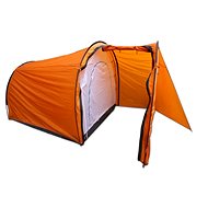 Biker roll for 4 persons with motorcycle compartment, double panel - Tent
