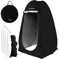 Trizand 23492 Shower cabin 190 × 110 × 110 cm black - Tent