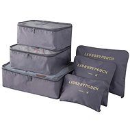 Verk 01500 Travel suitcase organizer set 6 pcs grey - Packing Cubes