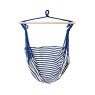 Azar Hanging armchair, blue and white - Hanging Chair