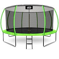 Aga SPORT EXCLUSIVE Trampoline 430 cm light green + protective net + ladder - Trampoline