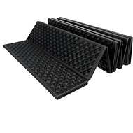 Trizand 22870 Foldable sleeping mat 180 × 60 × 1 cm, black - Camping Mat
