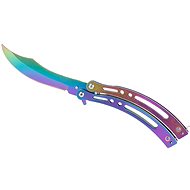 Verk 01892 Butterfly Neon butterfly knife, sharp - Butterfly Knife