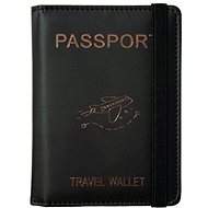 Kufryplus Passport and card holder with RFID protection WGK01 black - Document Holder