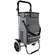 Gardlov 23187 Shopping bag on wheels 40 l, grey - Shopping Trolley