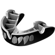 OPRO Silver Jawz black/silver - Mouthguard