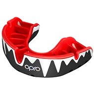 OPRO Platinum černá/červená/bílé zuby - Mouthguard