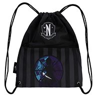 Netflix Wednesday: With Cello - bagel - Drawstring Bag