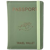 Kufryplus Passport and card case with RFID protection WGK04 green - Document Holder