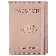 Kufryplus Passport and card case with RFID protection WGK02 old pink - Document Holder