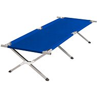 Verk 14379 Field bed 186 × 70 × 42 cm, light blue - Camping Lounge Chair