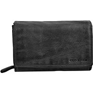 Old River Women's leather wallet WS-6022 grey - Wallet