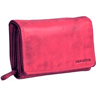 Old River Women's leather wallet WS-6022 pink - Wallet