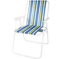 Verk 14414 Tourist folding chair blue-yellow - Camping Armchair