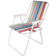 Verk 14414 Tourist folding chair orange-blue - Camping Chair
