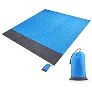 Leventi Magic beach mat 210 × 200 cm, blue - Beach lounger