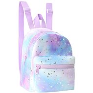 Excellent Suede Backpack Light/Ombré - Silver Stars - Small Backpack